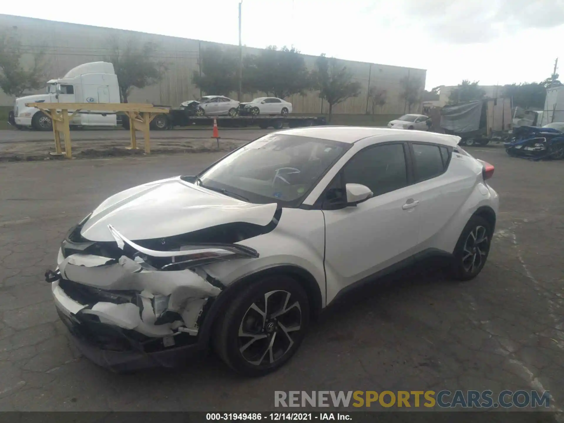 2 Photograph of a damaged car NMTKHMBXXKR079453 TOYOTA C-HR 2019