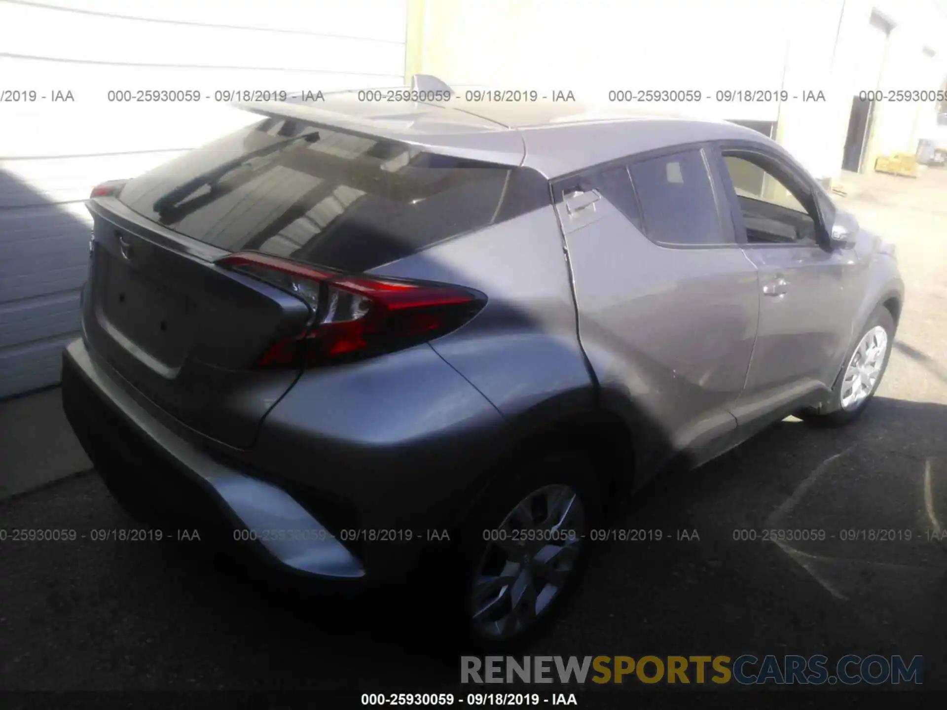 4 Photograph of a damaged car NMTKHMBXXKR079551 TOYOTA C-HR 2019