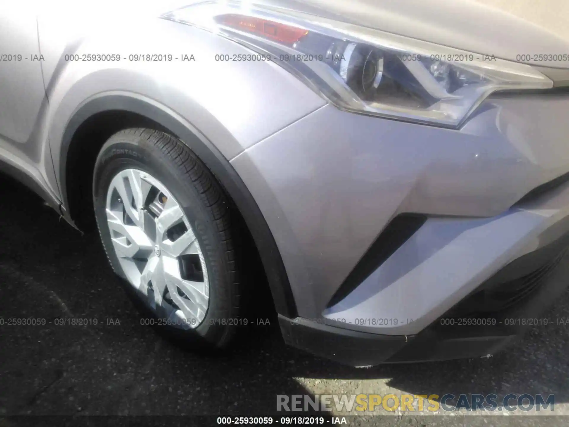 6 Photograph of a damaged car NMTKHMBXXKR079551 TOYOTA C-HR 2019