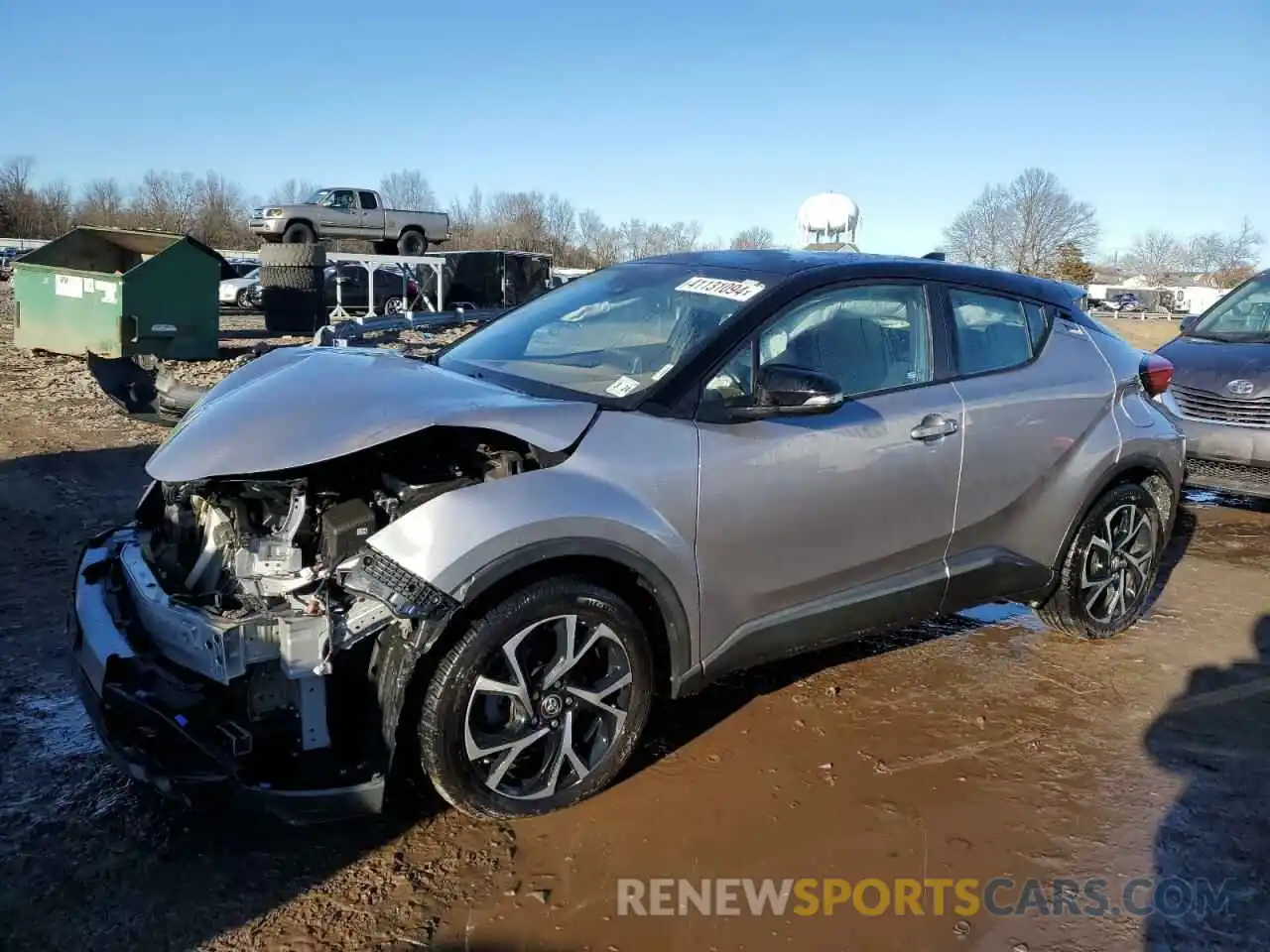 1 Photograph of a damaged car NMTKHMBXXKR080070 TOYOTA C-HR 2019