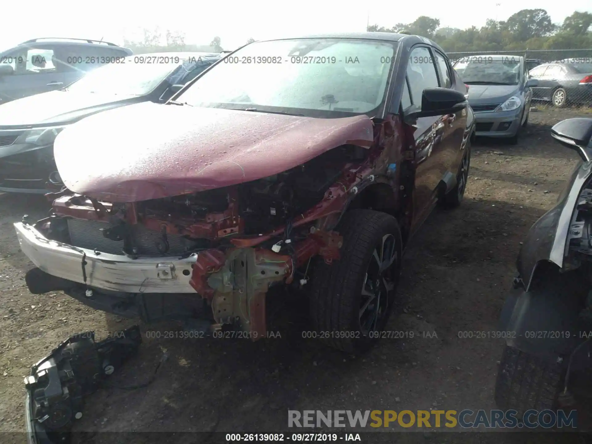 2 Photograph of a damaged car NMTKHMBXXKR081090 TOYOTA C-HR 2019