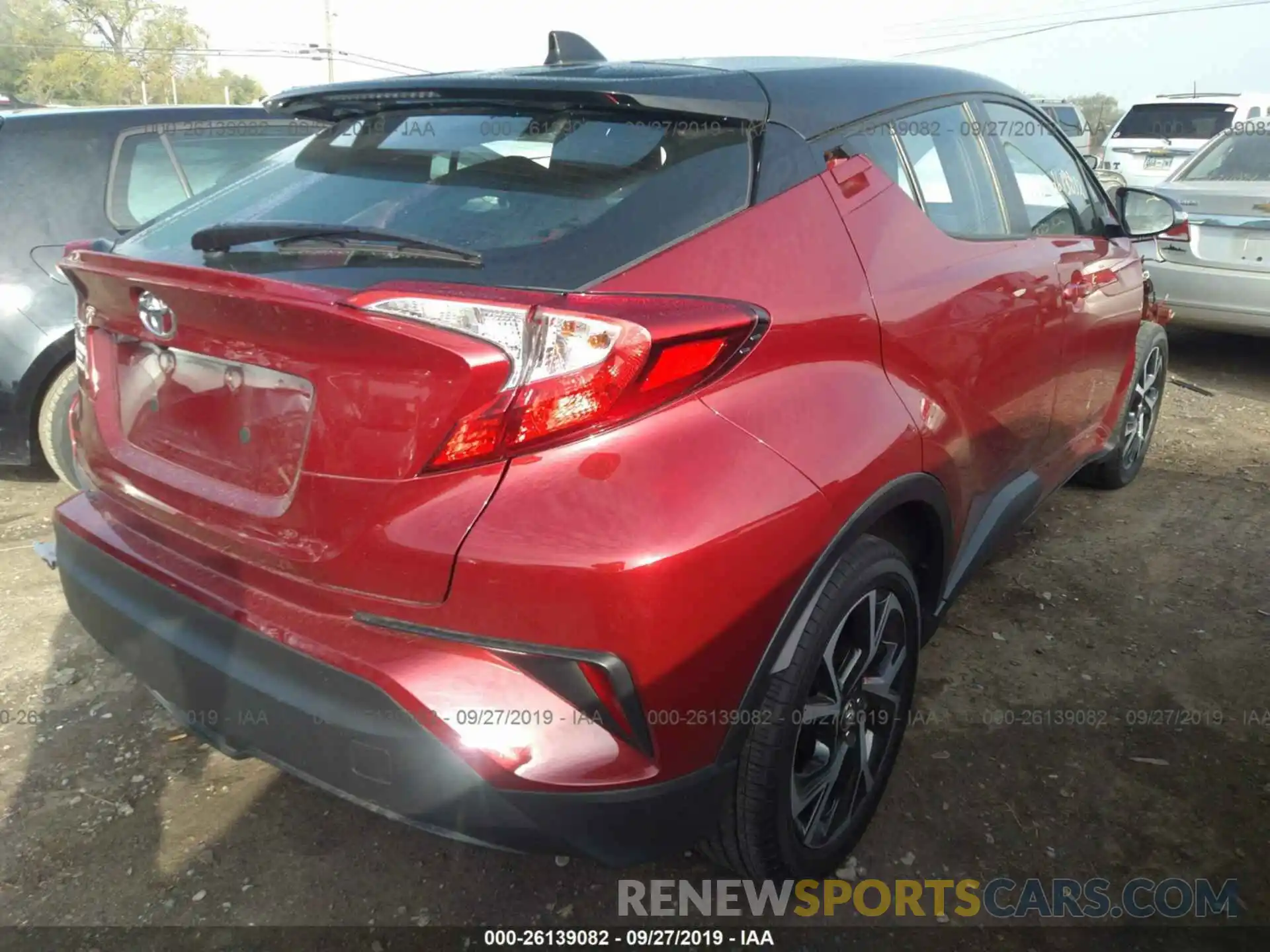 4 Photograph of a damaged car NMTKHMBXXKR081090 TOYOTA C-HR 2019