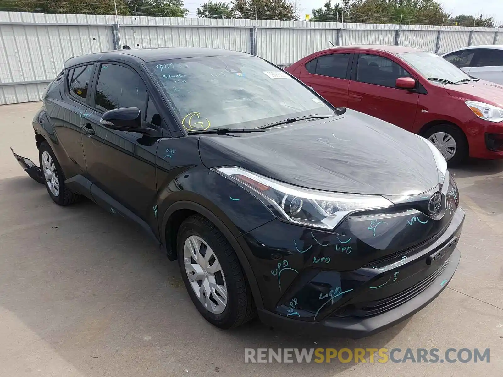 1 Photograph of a damaged car NMTKHMBXXKR081459 TOYOTA C-HR 2019