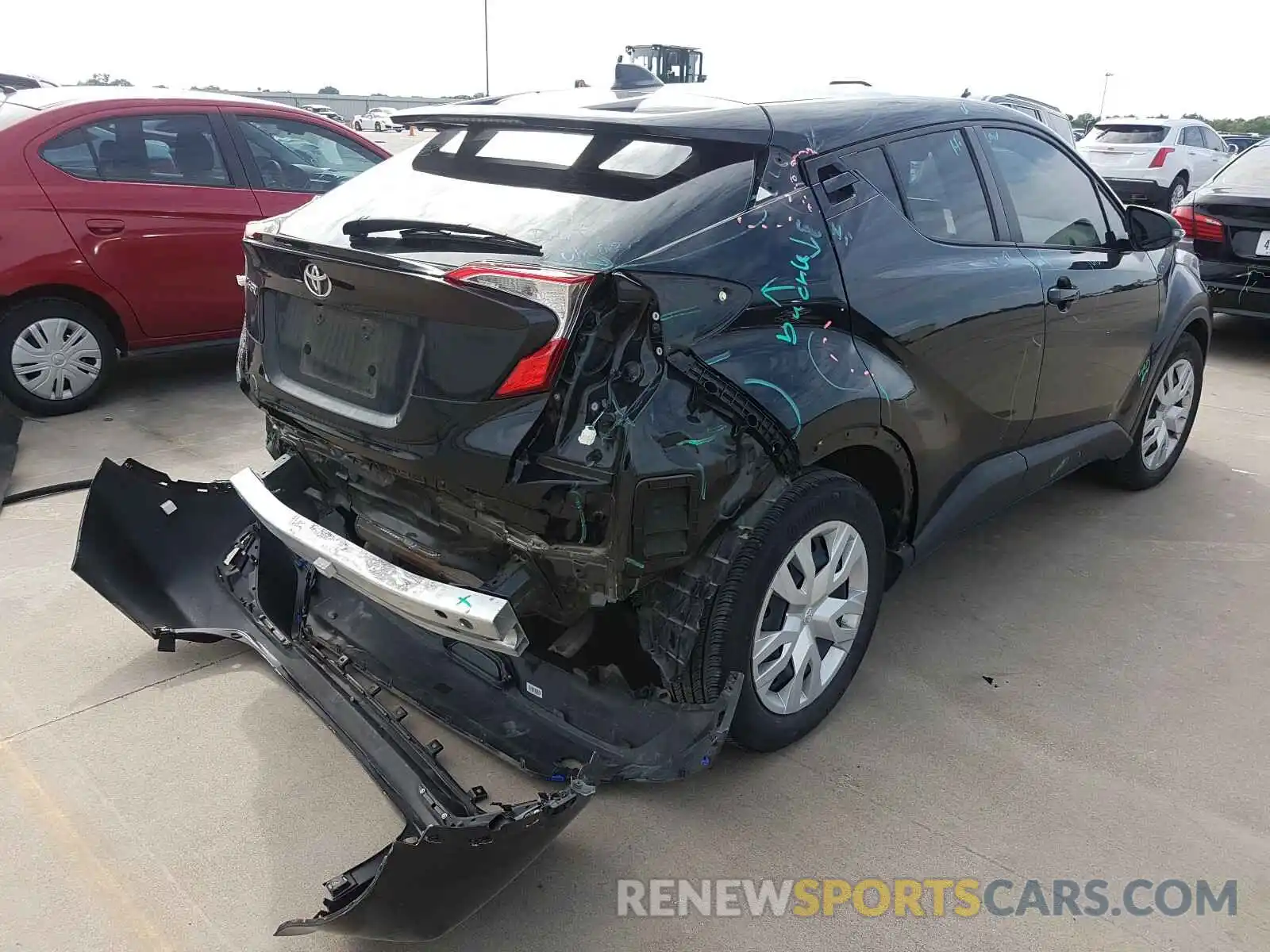 4 Photograph of a damaged car NMTKHMBXXKR081459 TOYOTA C-HR 2019