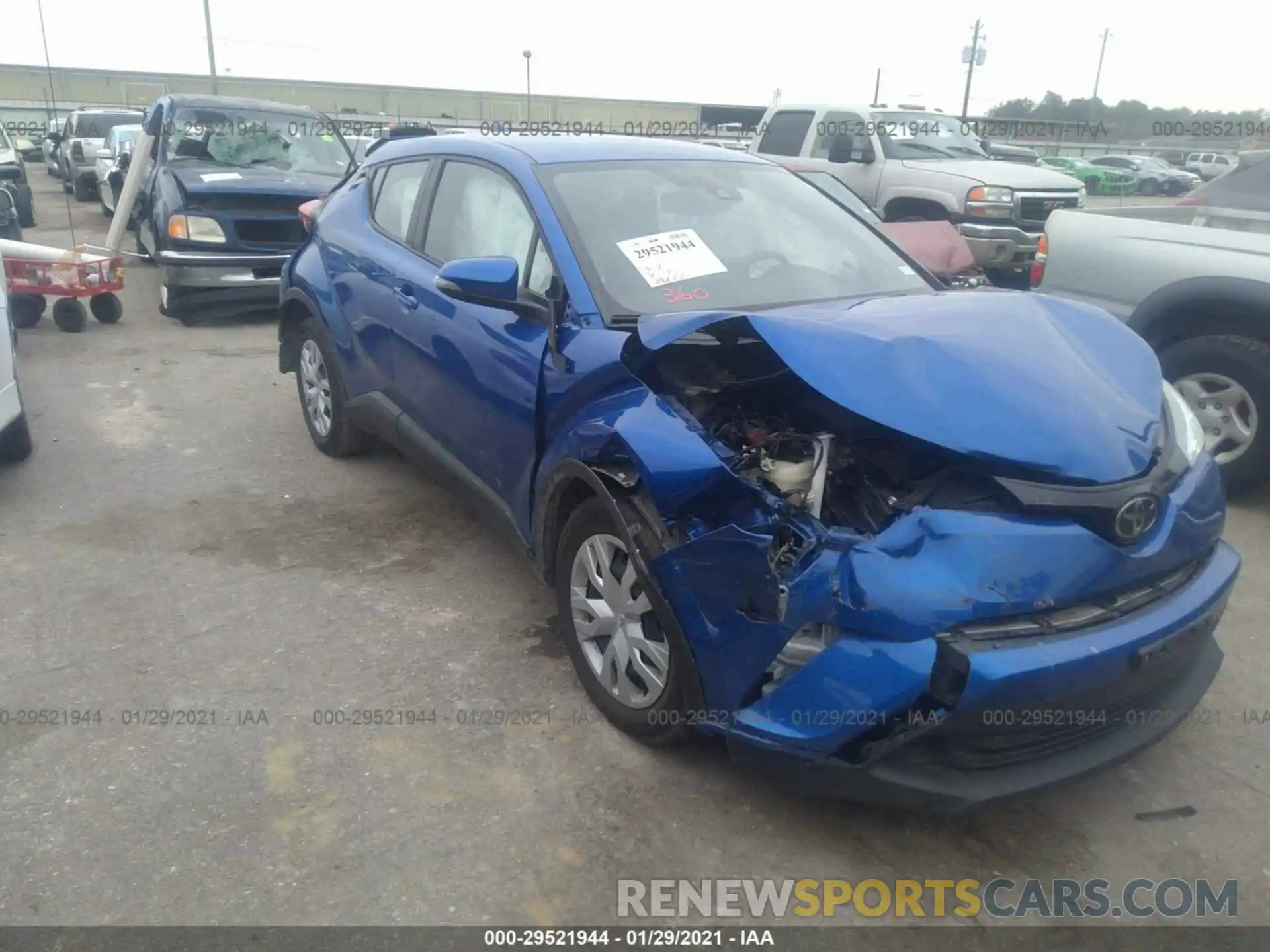 1 Photograph of a damaged car NMTKHMBXXKR081834 TOYOTA C-HR 2019