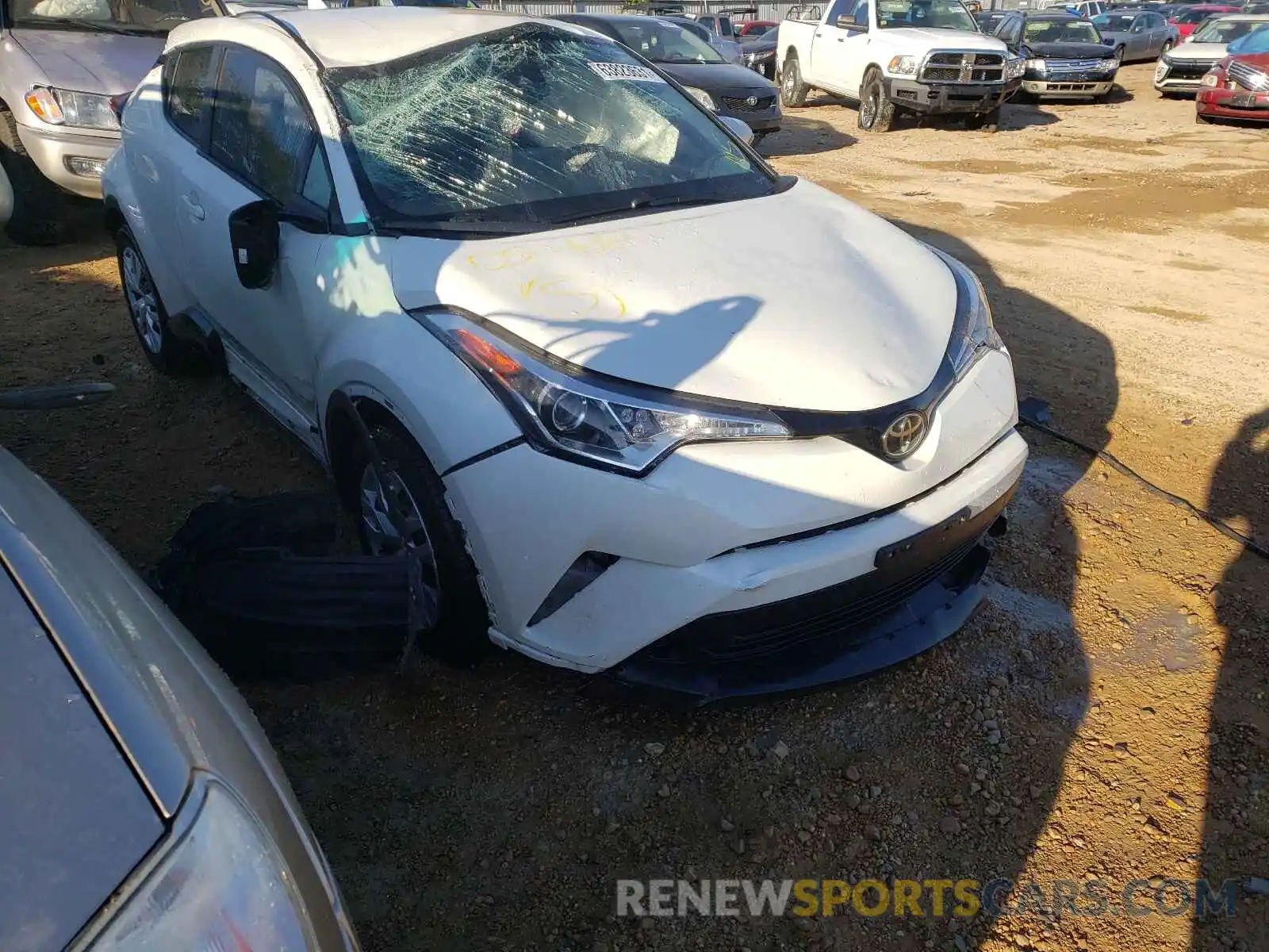 1 Photograph of a damaged car NMTKHMBXXKR083034 TOYOTA C-HR 2019