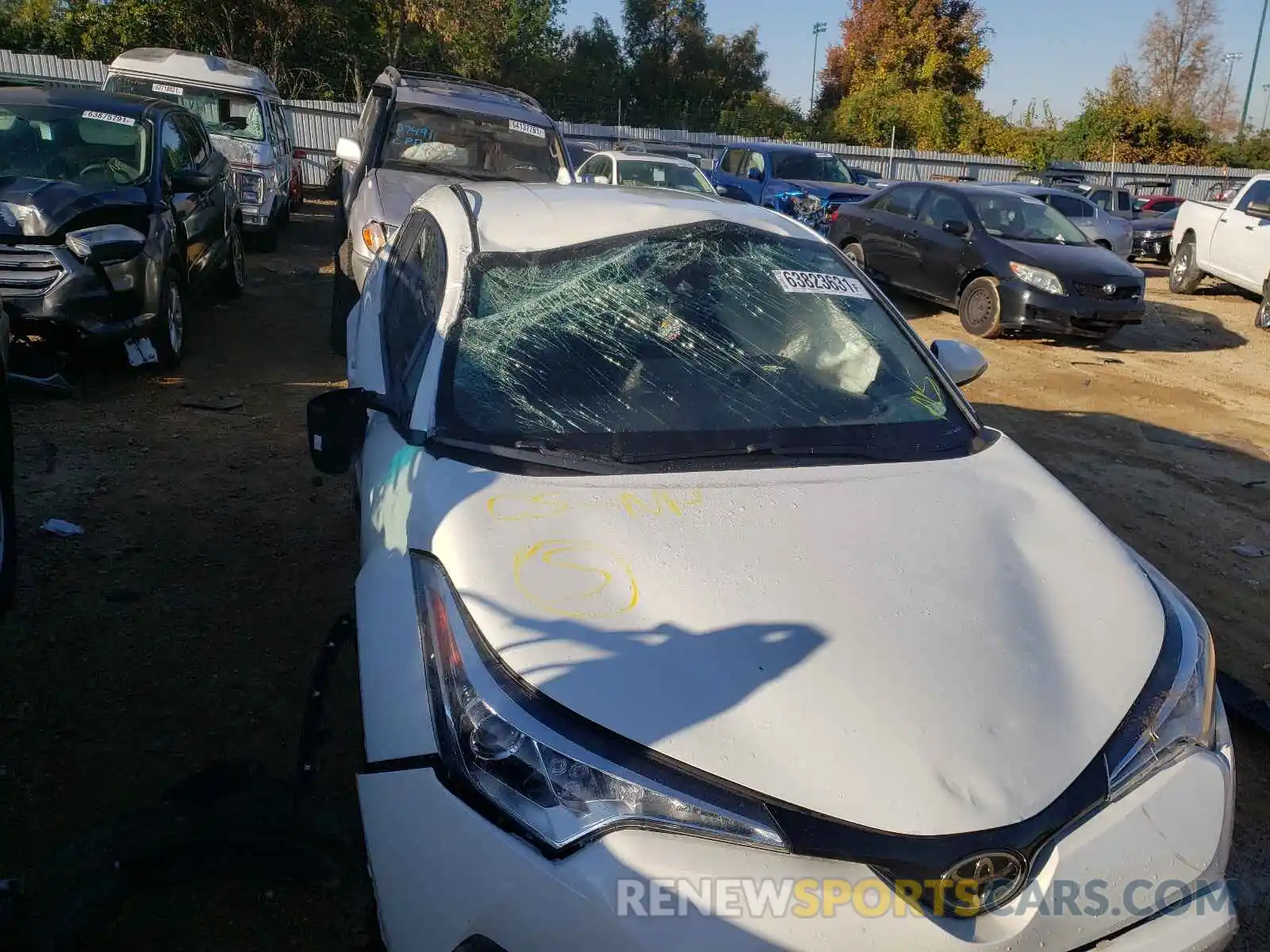 9 Photograph of a damaged car NMTKHMBXXKR083034 TOYOTA C-HR 2019