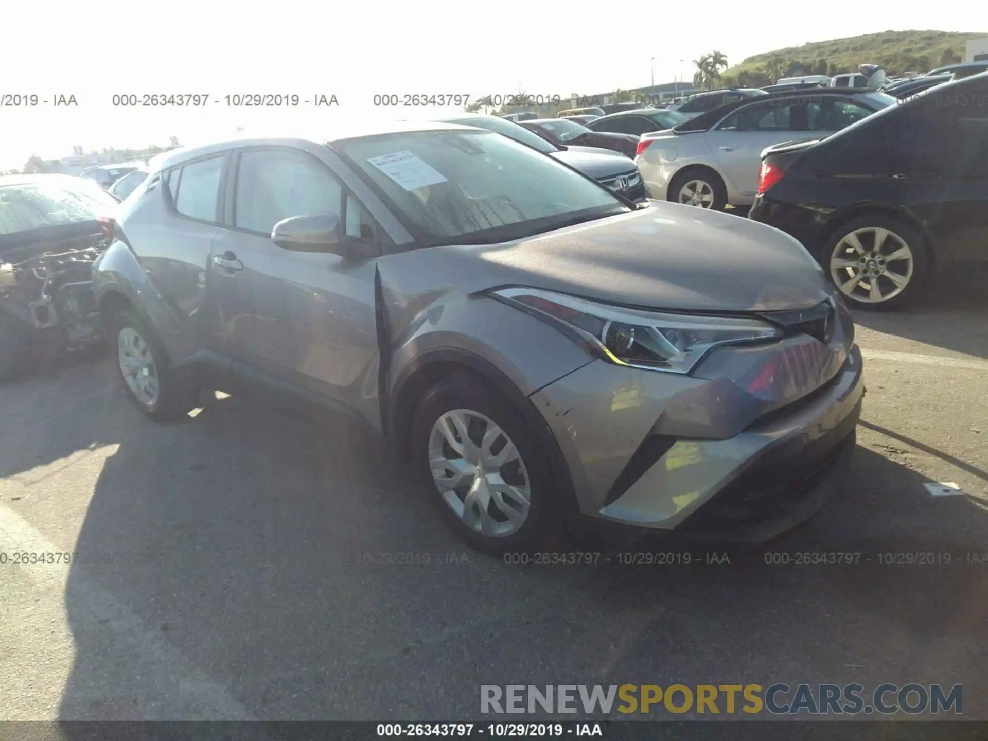 1 Photograph of a damaged car NMTKHMBXXKR084121 TOYOTA C-HR 2019