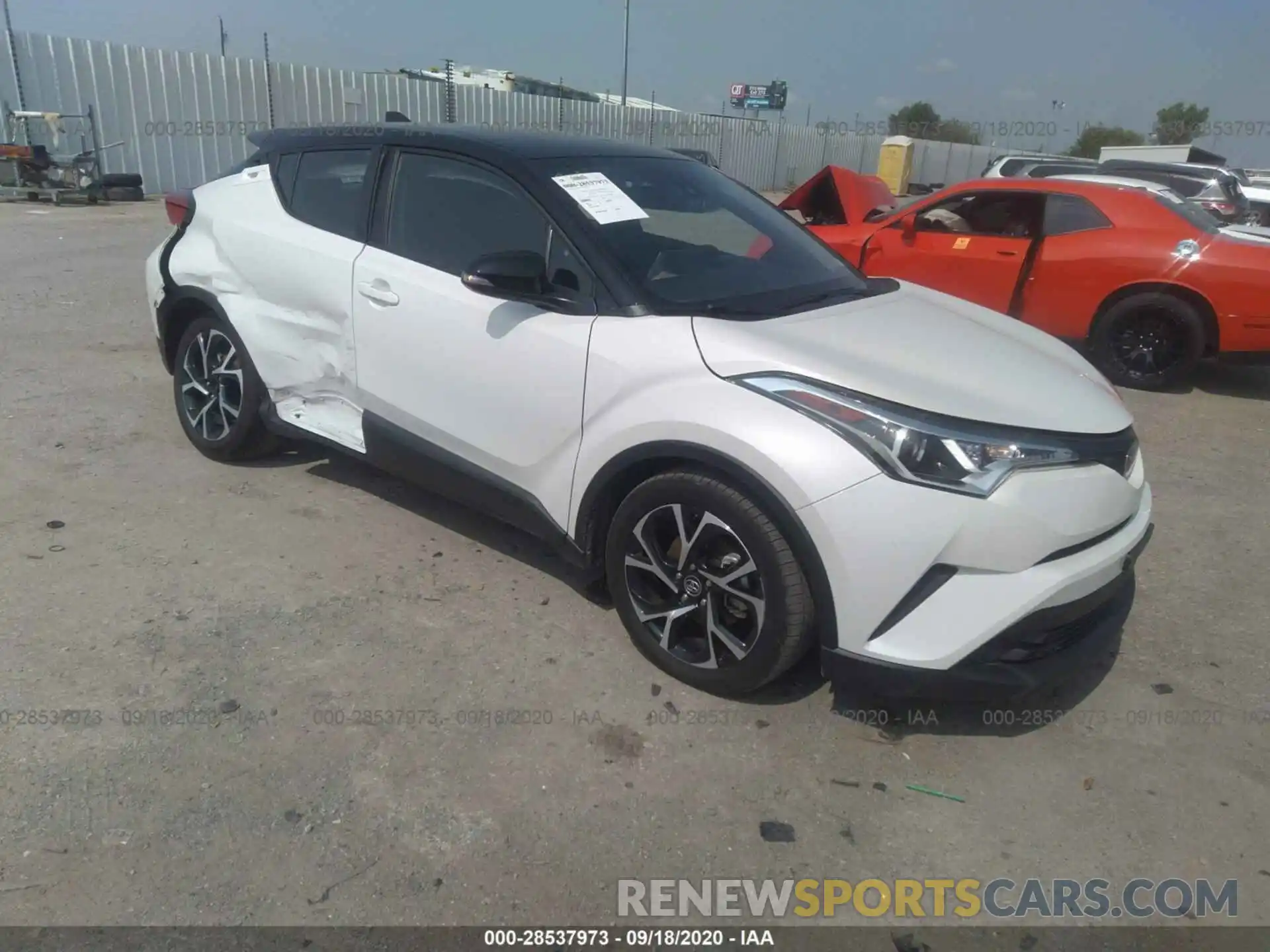 1 Photograph of a damaged car NMTKHMBXXKR085298 TOYOTA C-HR 2019