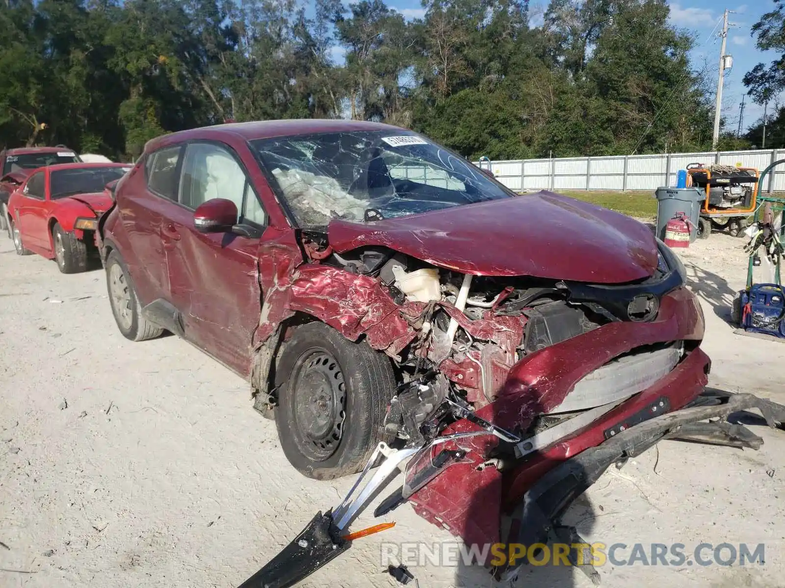 1 Photograph of a damaged car NMTKHMBXXKR086015 TOYOTA C-HR 2019