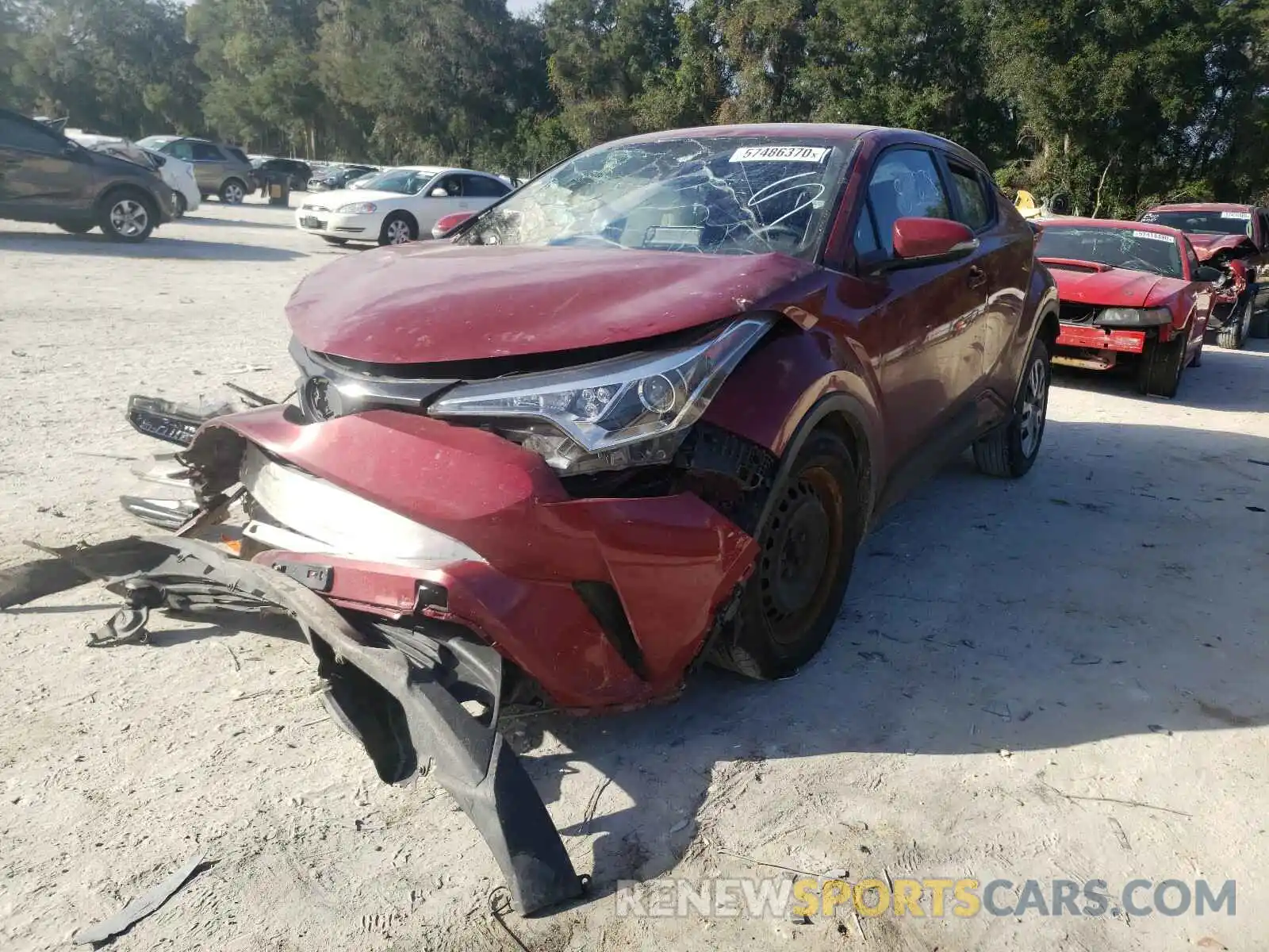 2 Photograph of a damaged car NMTKHMBXXKR086015 TOYOTA C-HR 2019