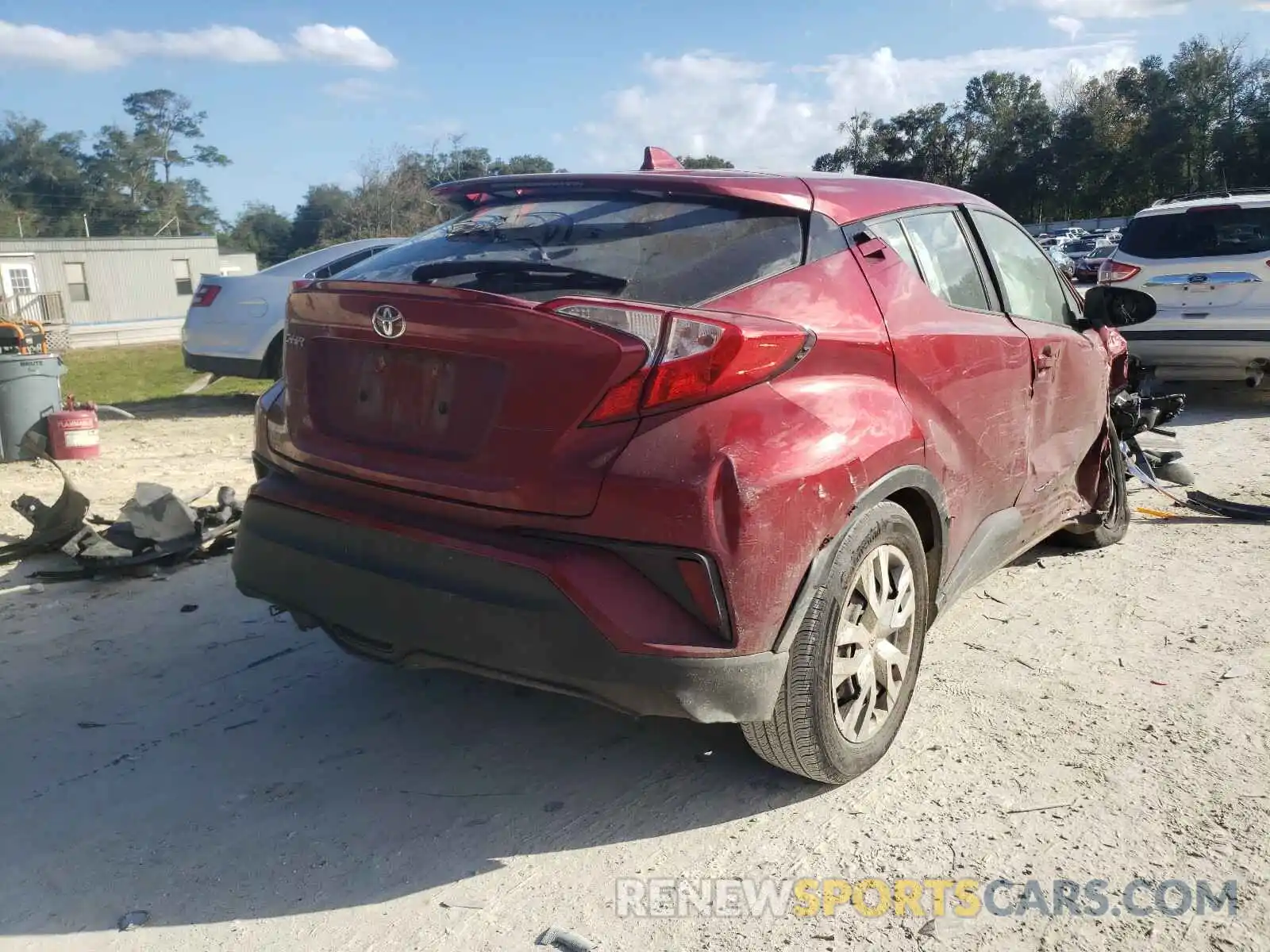 4 Photograph of a damaged car NMTKHMBXXKR086015 TOYOTA C-HR 2019