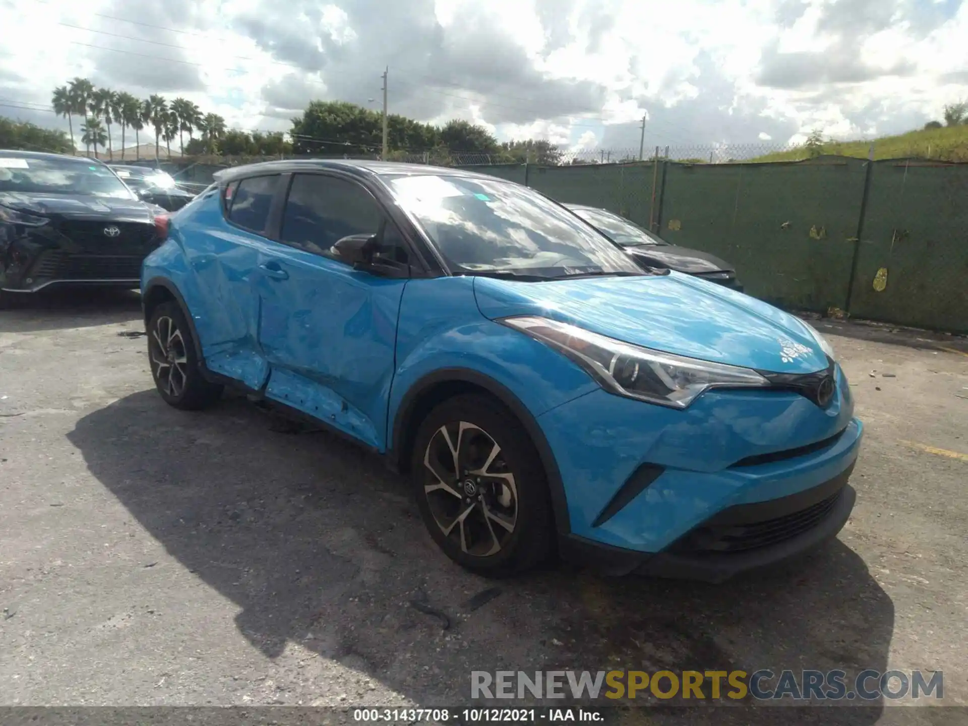 1 Photograph of a damaged car NMTKHMBXXKR086886 TOYOTA C-HR 2019