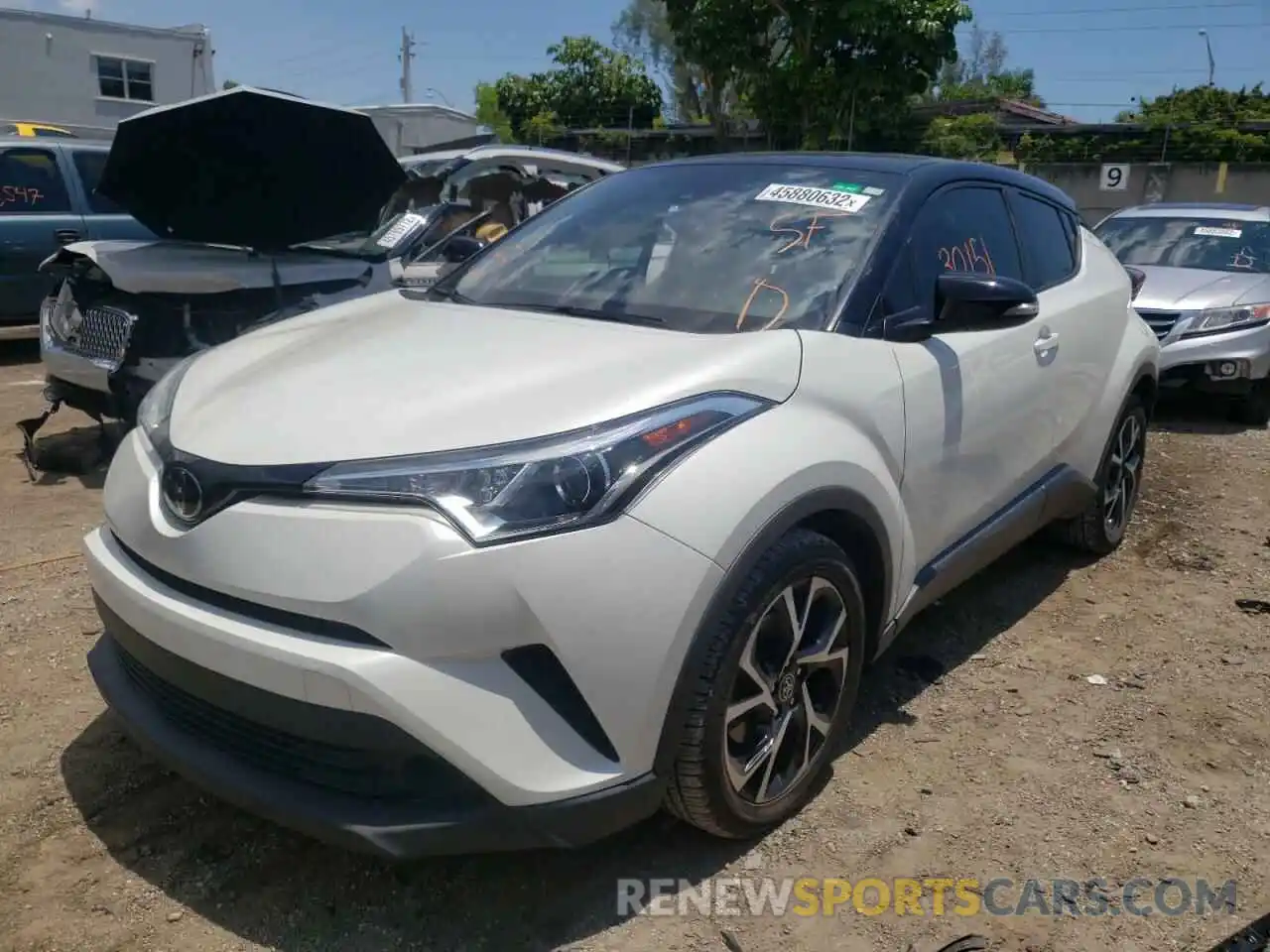 2 Photograph of a damaged car NMTKHMBXXKR087018 TOYOTA C-HR 2019