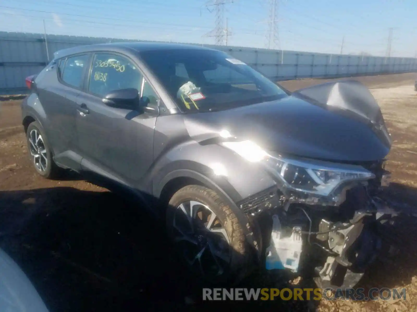 1 Photograph of a damaged car NMTKHMBXXKR087293 TOYOTA C-HR 2019