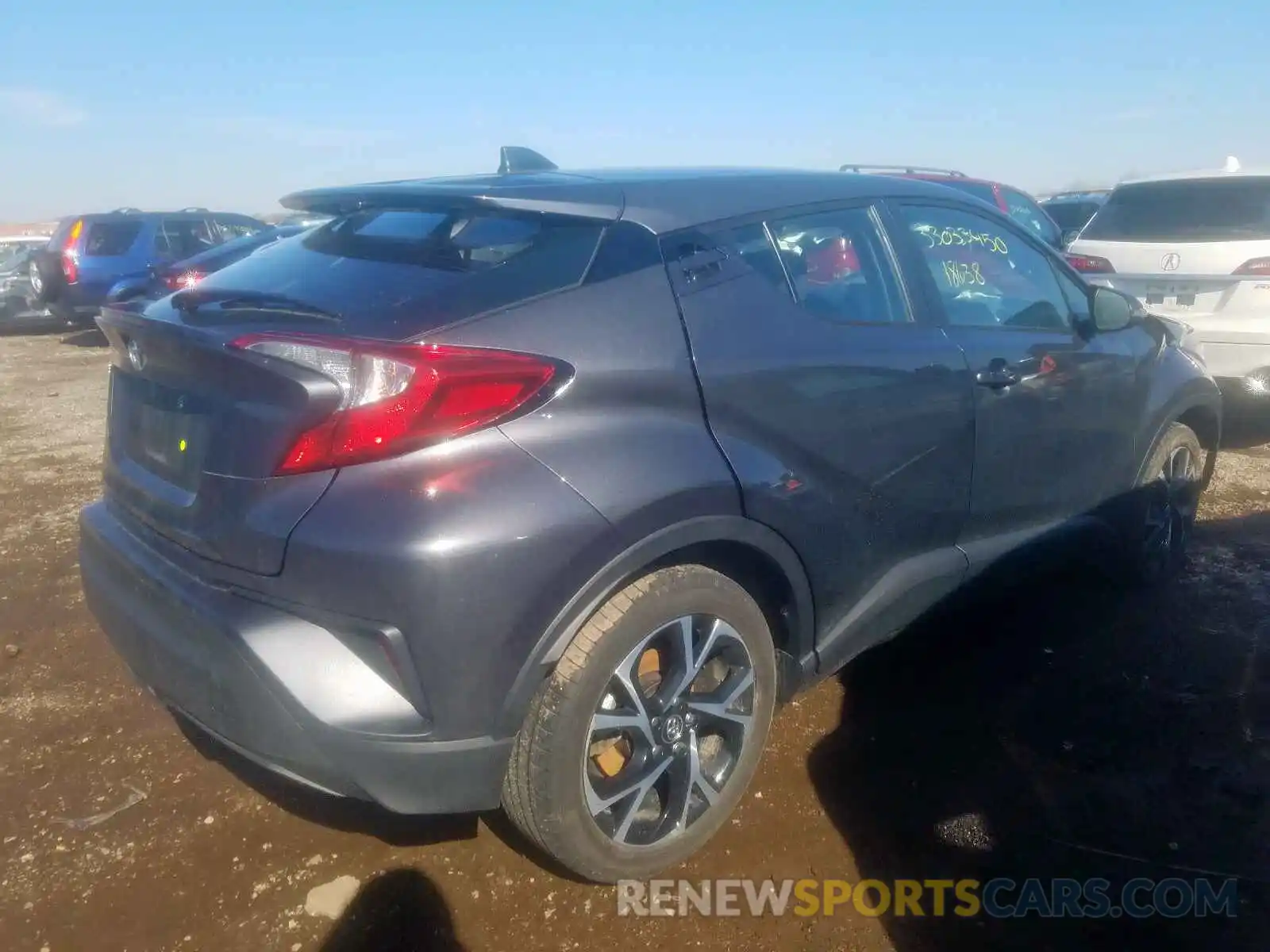 4 Photograph of a damaged car NMTKHMBXXKR087293 TOYOTA C-HR 2019