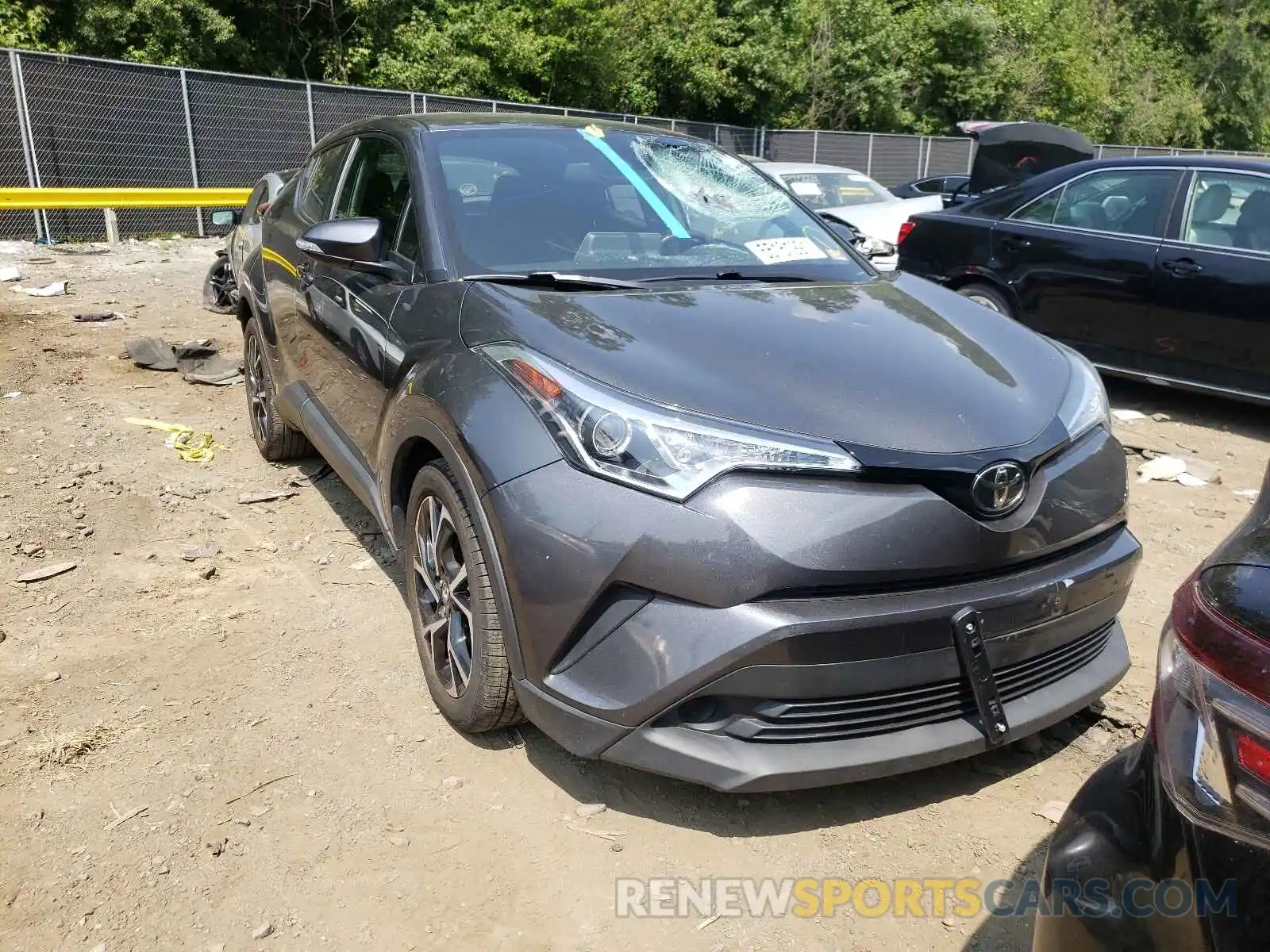 1 Photograph of a damaged car NMTKHMBXXKR087360 TOYOTA C-HR 2019