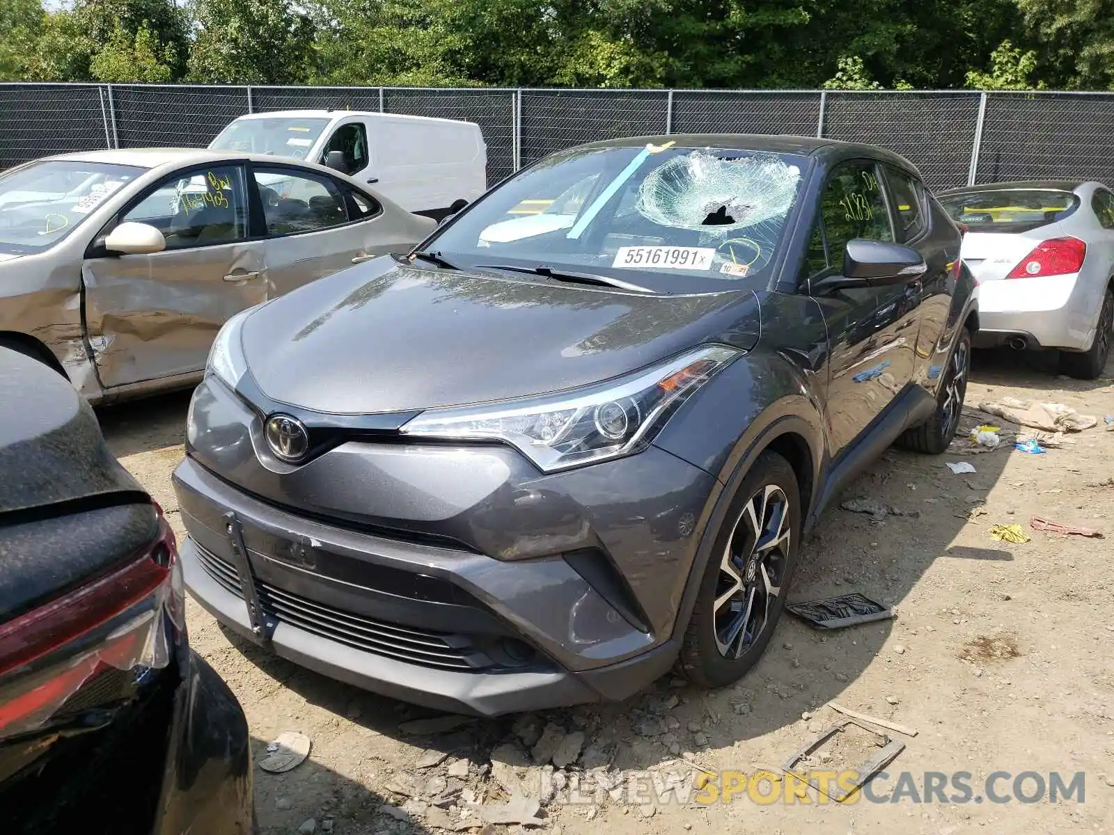 2 Фотография поврежденного автомобиля NMTKHMBXXKR087360 TOYOTA C-HR 2019