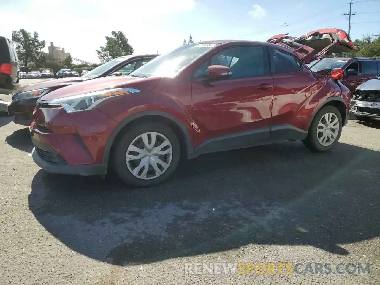 1 Photograph of a damaged car NMTKHMBXXKR087729 TOYOTA C-HR 2019