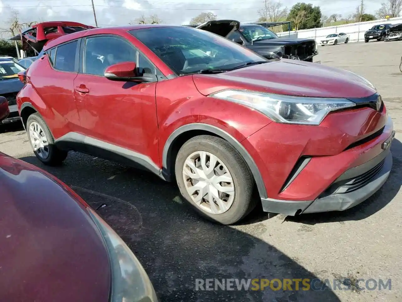 4 Photograph of a damaged car NMTKHMBXXKR087729 TOYOTA C-HR 2019