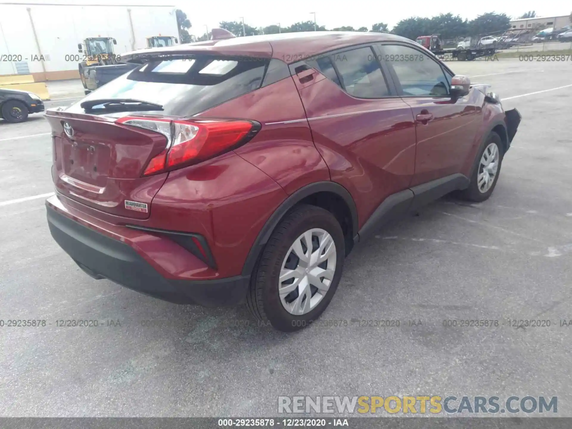 4 Photograph of a damaged car NMTKHMBXXKR087732 TOYOTA C-HR 2019