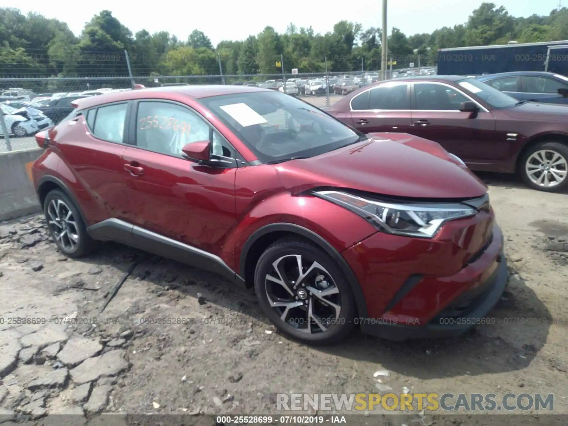 1 Photograph of a damaged car NMTKHMBXXKR088136 TOYOTA C-HR 2019