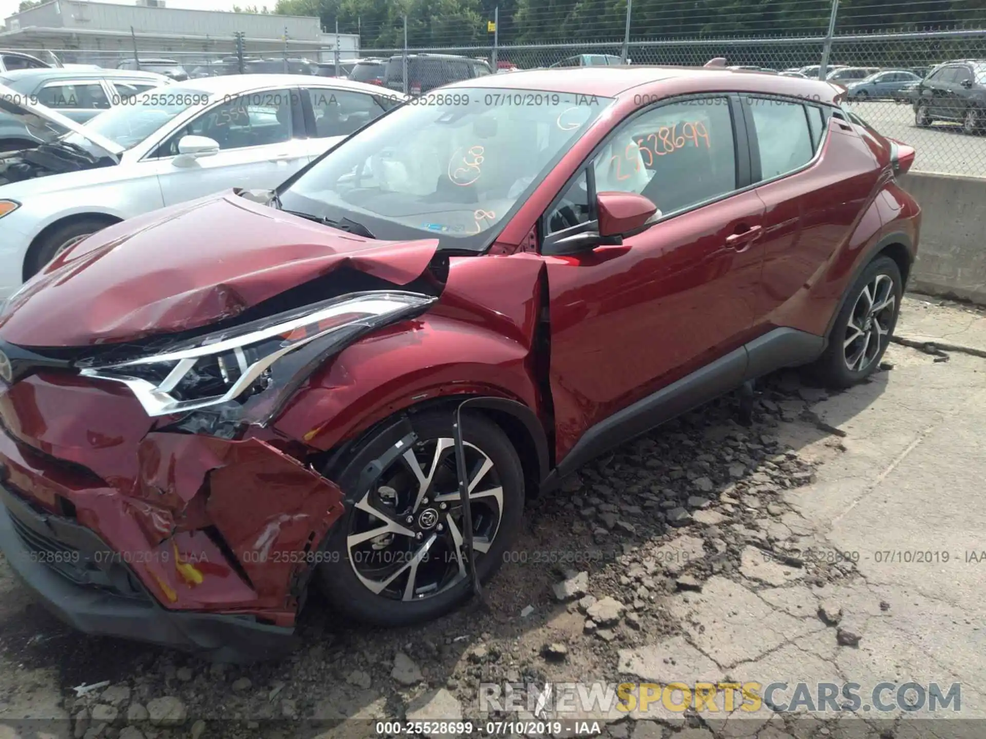 2 Photograph of a damaged car NMTKHMBXXKR088136 TOYOTA C-HR 2019