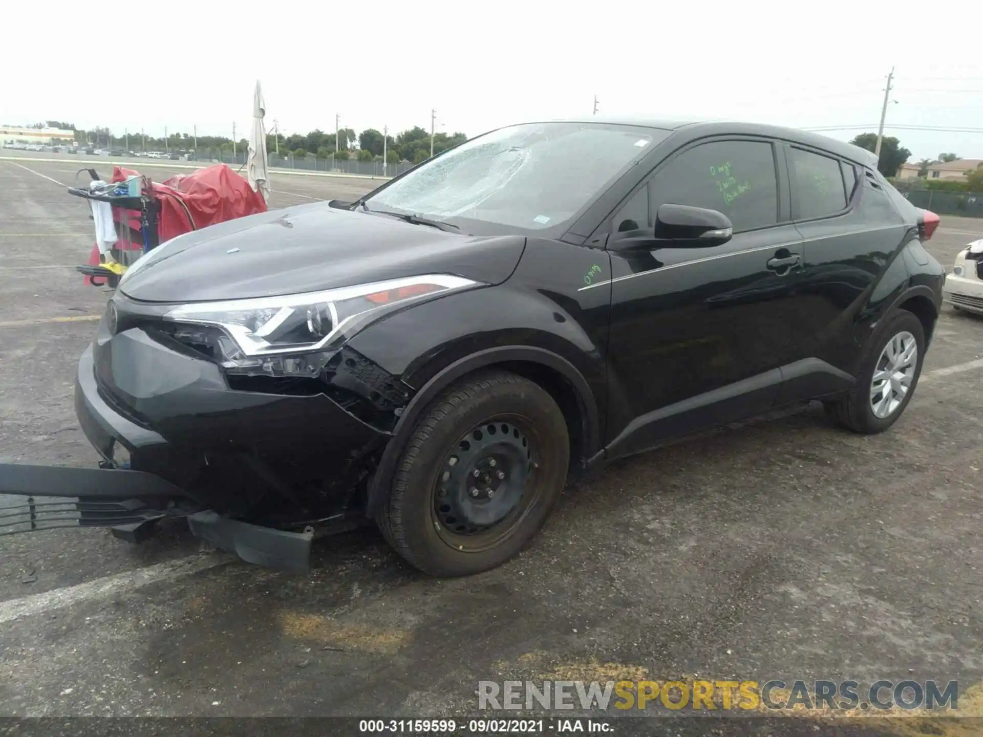 2 Фотография поврежденного автомобиля NMTKHMBXXKR091120 TOYOTA C-HR 2019