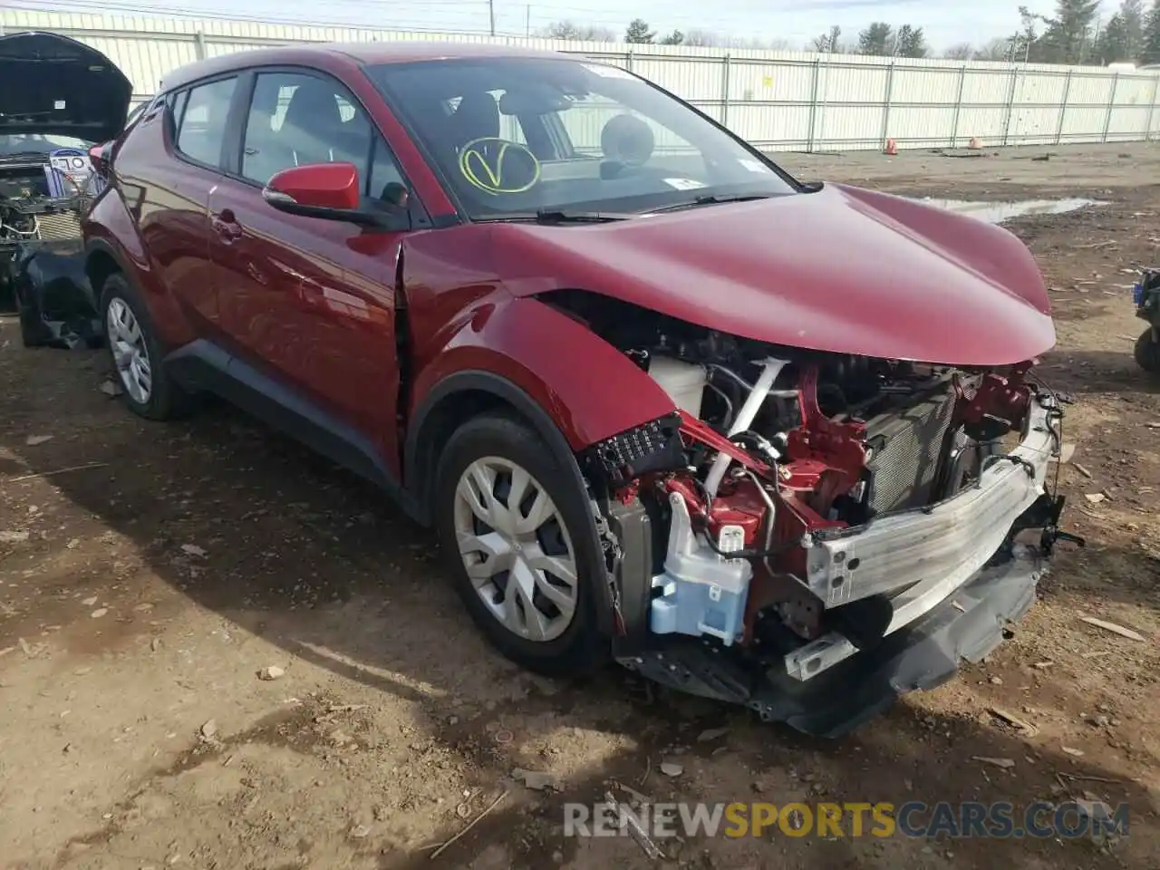 1 Photograph of a damaged car NMTKHMBXXKR092221 TOYOTA C-HR 2019