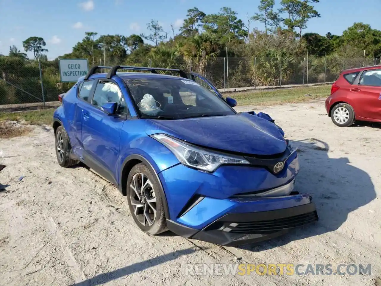 1 Photograph of a damaged car NMTKHMBXXKR093384 TOYOTA C-HR 2019