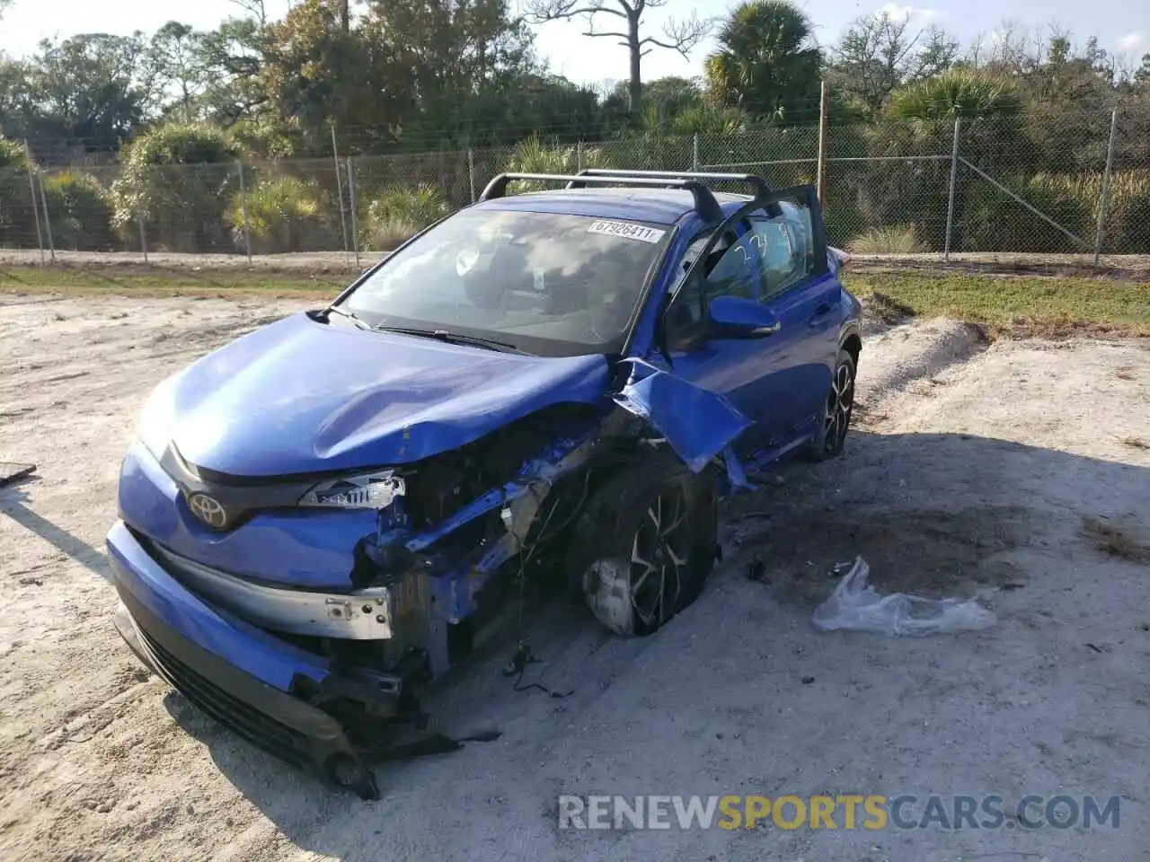 2 Photograph of a damaged car NMTKHMBXXKR093384 TOYOTA C-HR 2019