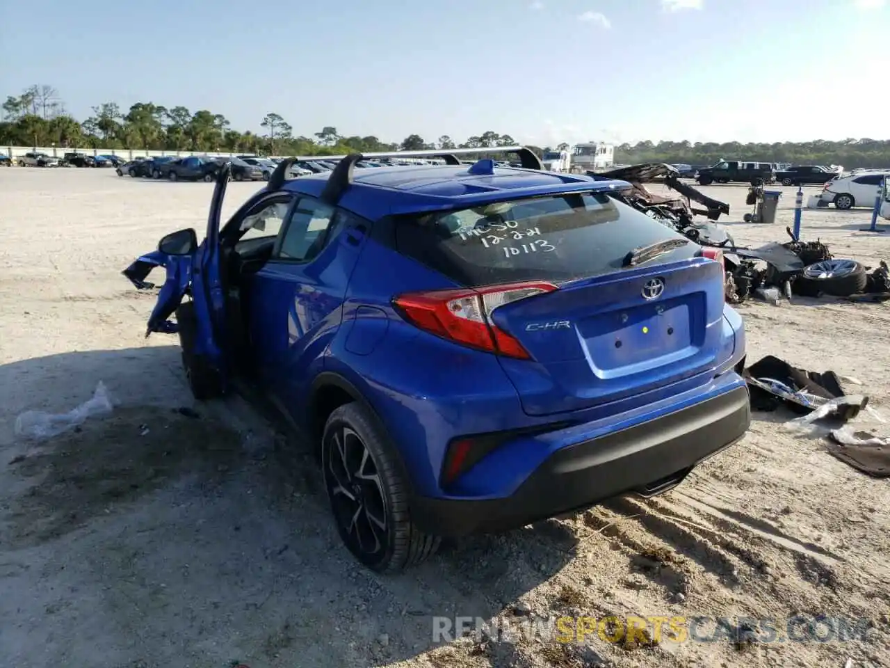 3 Фотография поврежденного автомобиля NMTKHMBXXKR093384 TOYOTA C-HR 2019