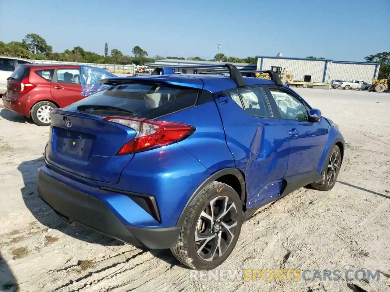 4 Фотография поврежденного автомобиля NMTKHMBXXKR093384 TOYOTA C-HR 2019