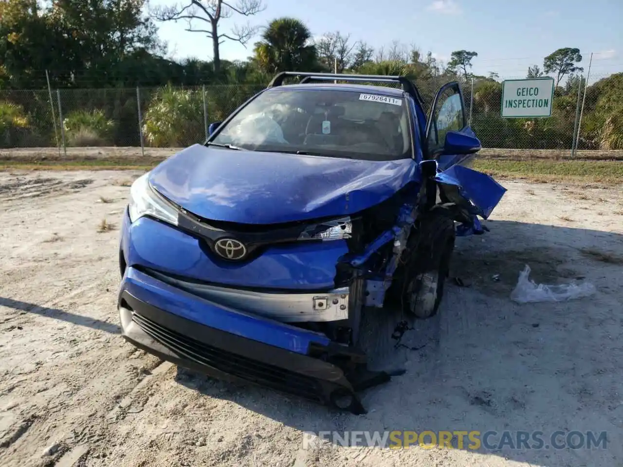 9 Photograph of a damaged car NMTKHMBXXKR093384 TOYOTA C-HR 2019