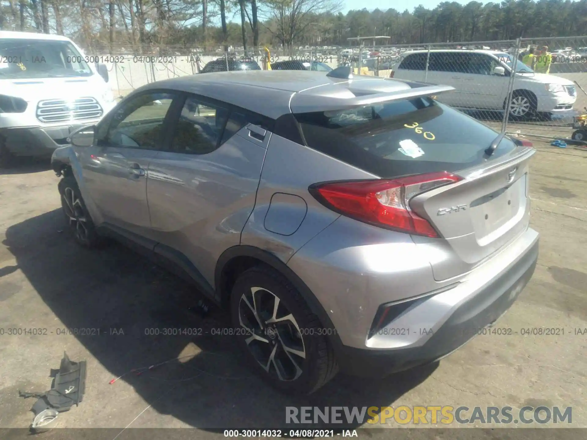 3 Photograph of a damaged car NMTKHMBXXKR093899 TOYOTA C-HR 2019