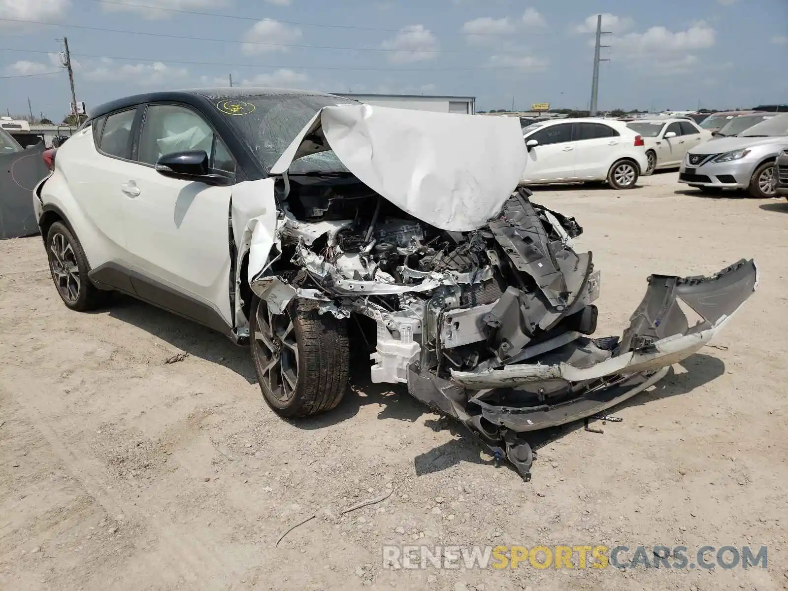 1 Photograph of a damaged car NMTKHMBXXKR095359 TOYOTA C-HR 2019