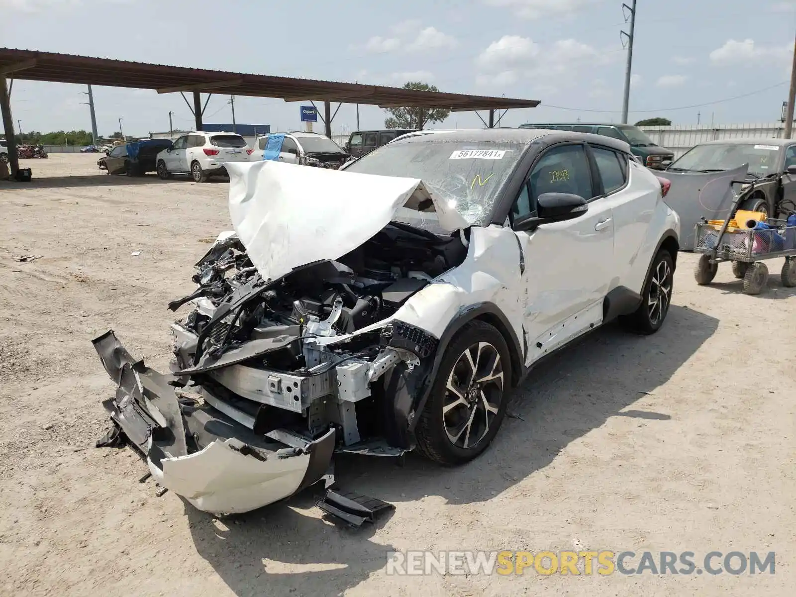 2 Photograph of a damaged car NMTKHMBXXKR095359 TOYOTA C-HR 2019