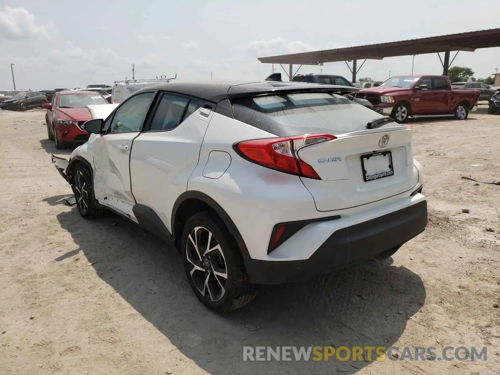 3 Photograph of a damaged car NMTKHMBXXKR095359 TOYOTA C-HR 2019