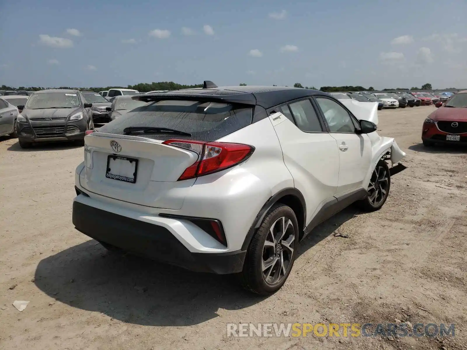 4 Photograph of a damaged car NMTKHMBXXKR095359 TOYOTA C-HR 2019