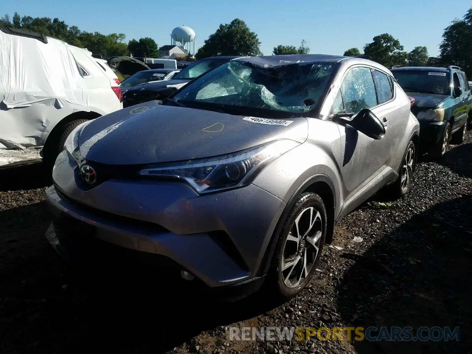 2 Photograph of a damaged car NMTKHMBXXKR095555 TOYOTA C-HR 2019