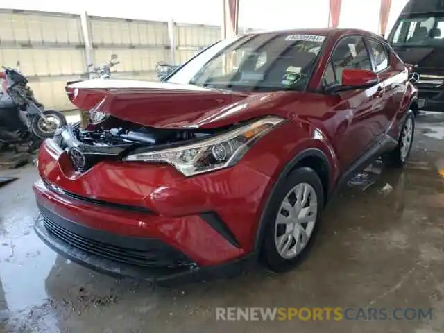 2 Photograph of a damaged car NMTKHMBXXKR096446 TOYOTA C-HR 2019