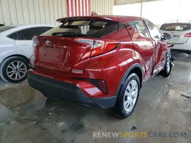 4 Photograph of a damaged car NMTKHMBXXKR096446 TOYOTA C-HR 2019