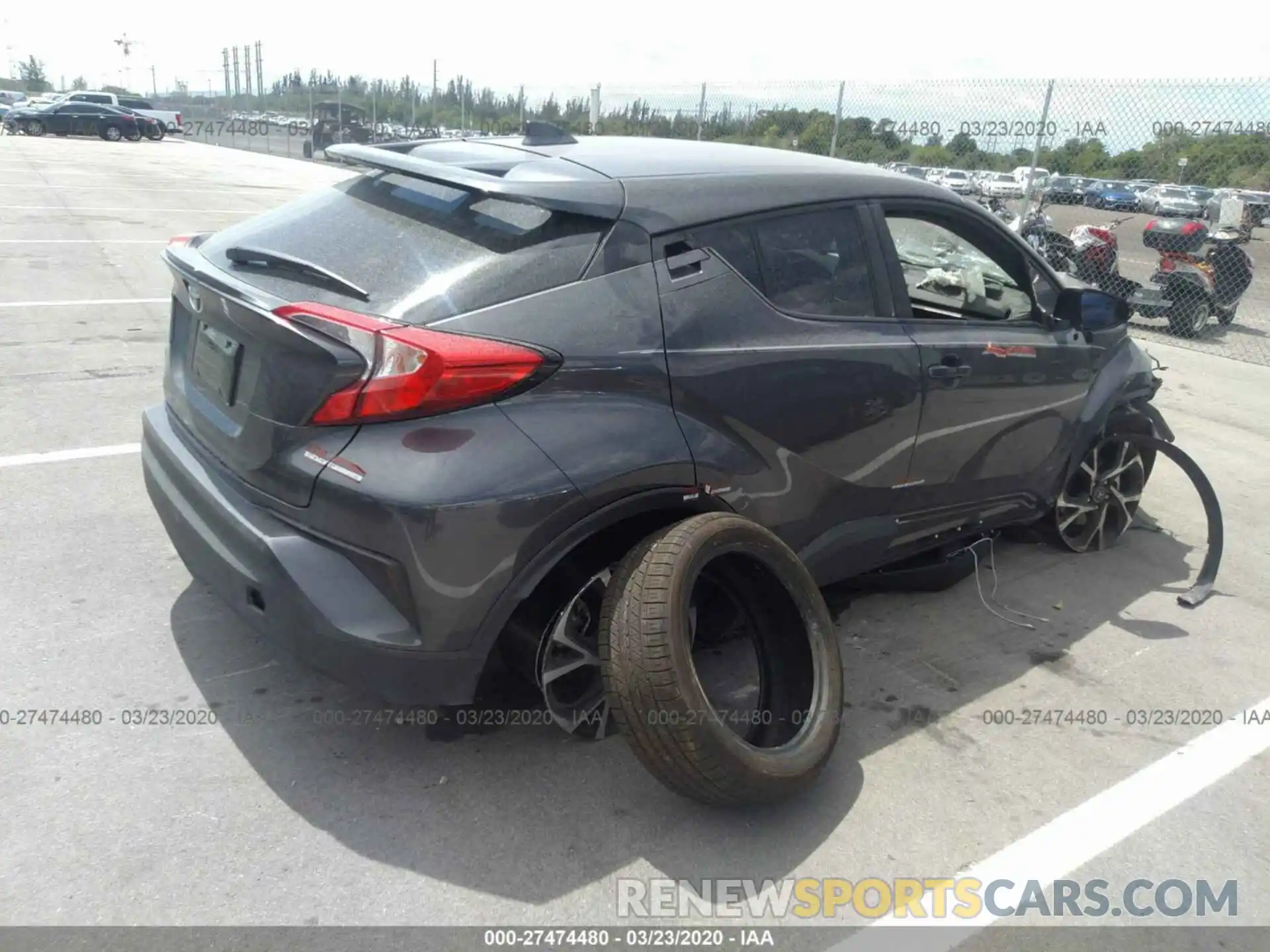 4 Фотография поврежденного автомобиля NMTKHMBXXKR099248 TOYOTA C-HR 2019