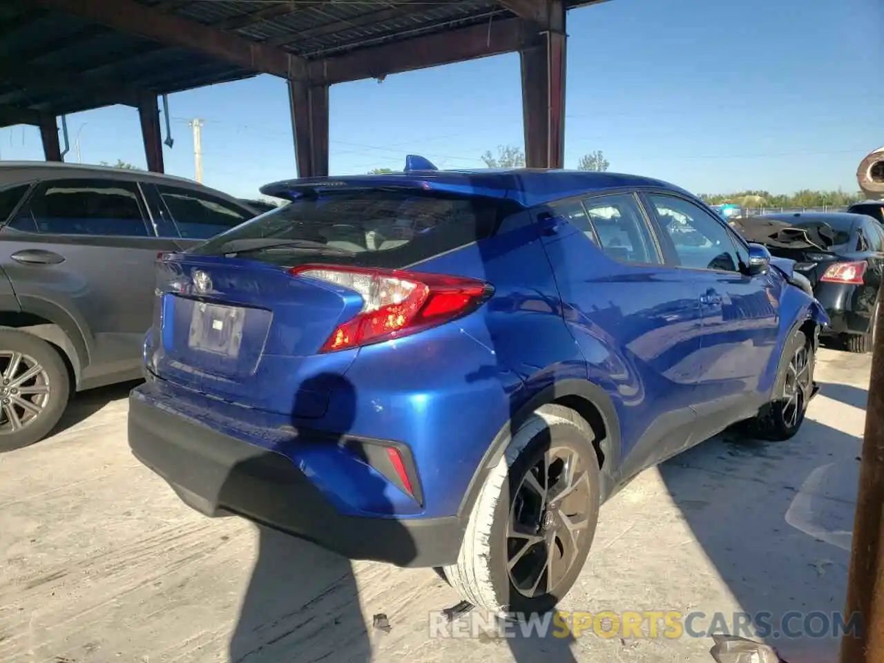 4 Photograph of a damaged car NMTKHMBXXKR099637 TOYOTA C-HR 2019