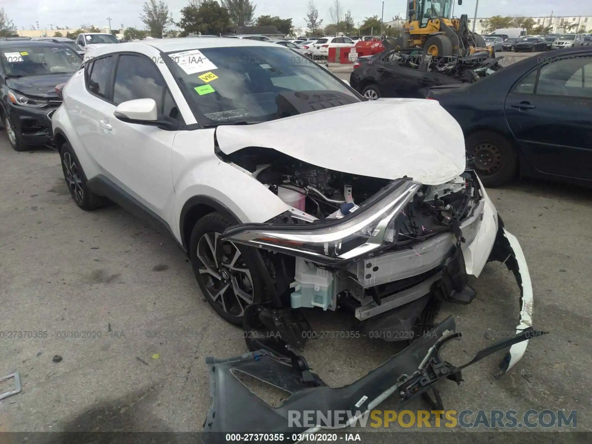 1 Photograph of a damaged car NMTKHMBXXKR100267 TOYOTA C-HR 2019