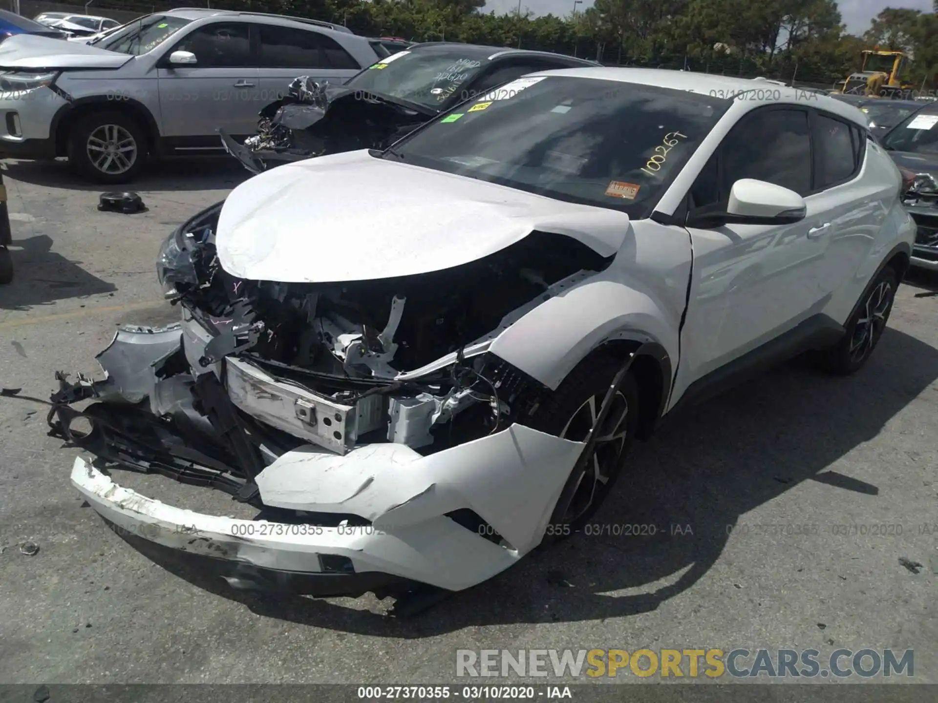 2 Photograph of a damaged car NMTKHMBXXKR100267 TOYOTA C-HR 2019