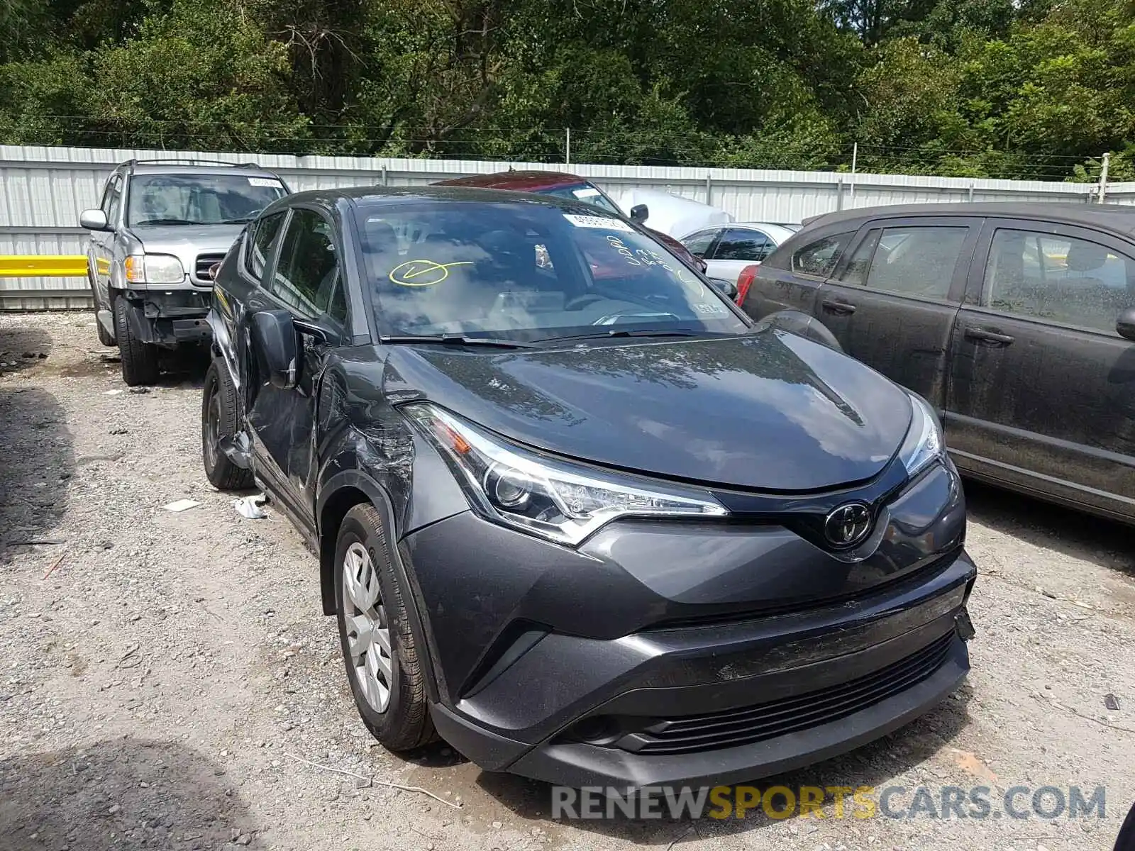 1 Photograph of a damaged car NMTKHMBXXKR100978 TOYOTA C-HR 2019