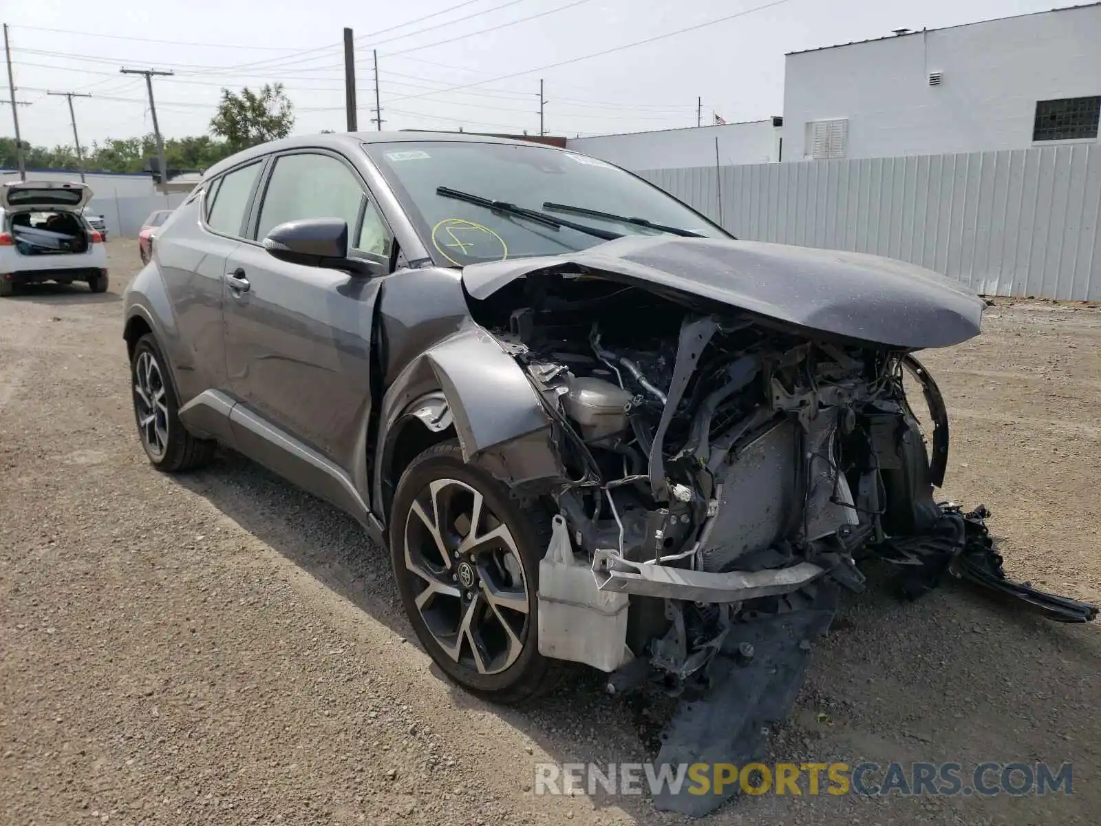 1 Photograph of a damaged car JTNKHMBX0L1064228 TOYOTA C-HR 2020