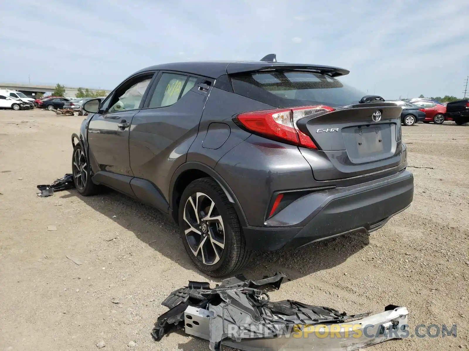 3 Photograph of a damaged car JTNKHMBX0L1064228 TOYOTA C-HR 2020