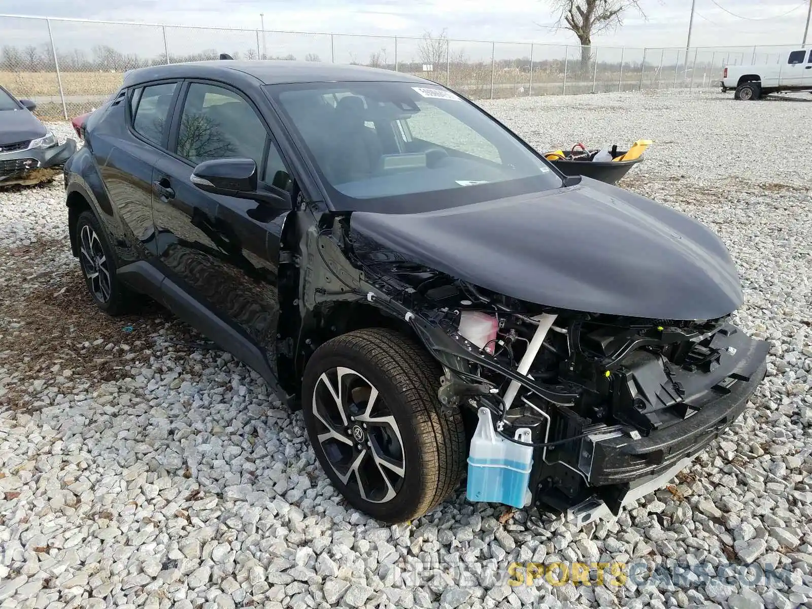 1 Photograph of a damaged car JTNKHMBX0L1064469 TOYOTA C-HR 2020